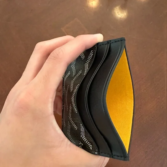 Goyard Black Mens Card Holder
